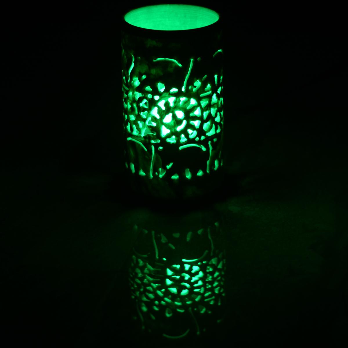 Agra Marble Carved Circular Lamp Shade