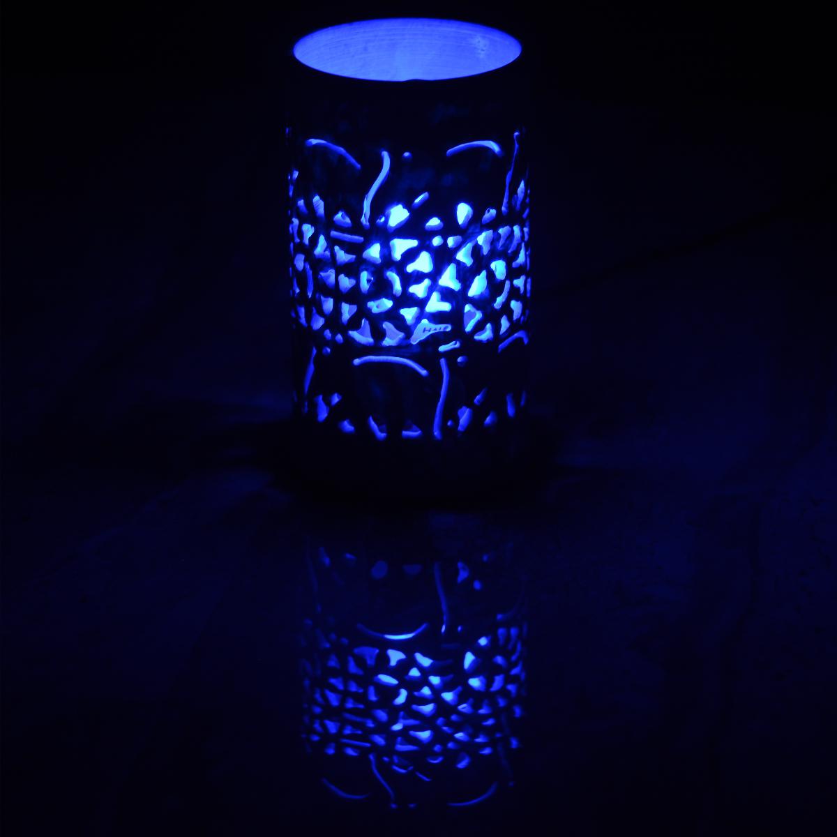 Agra Marble Carved Circular Lamp Shade