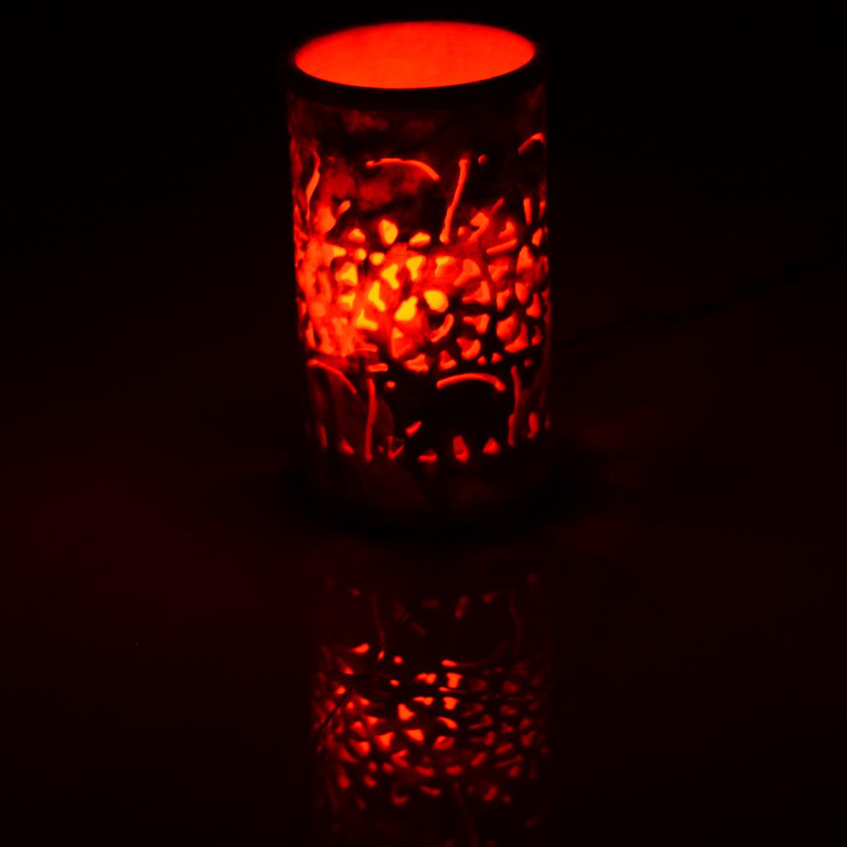 Agra Marble Carved Circular Lamp Shade