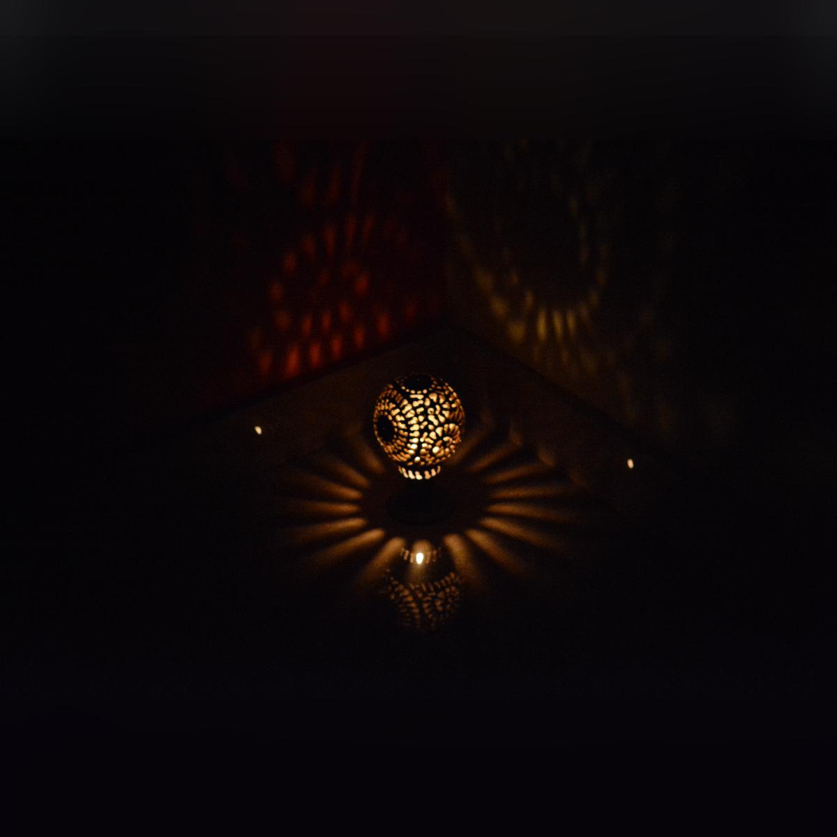 Agra Marble Spherical Lamp Shade