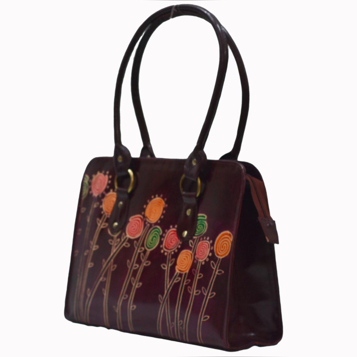Shantiniketan leather office bag