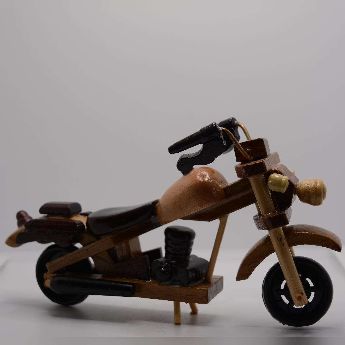 Channapatna Toy Wooden Motorbike