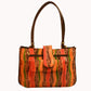 Shantiniketan leather - Women's handbag large
